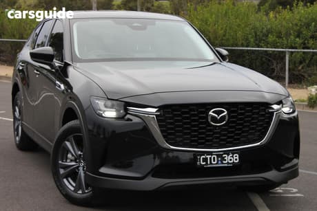 Black 2024 Mazda CX-60 Wagon P50E Evolve Phev