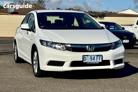 White 2013 Honda Civic Sedan Vti-L