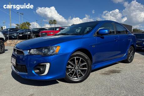 Blue 2016 Mitsubishi Lancer Sedan Es Sport