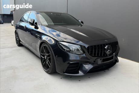 Black 2017 Mercedes-Benz E63 Saloon S 4Matic+