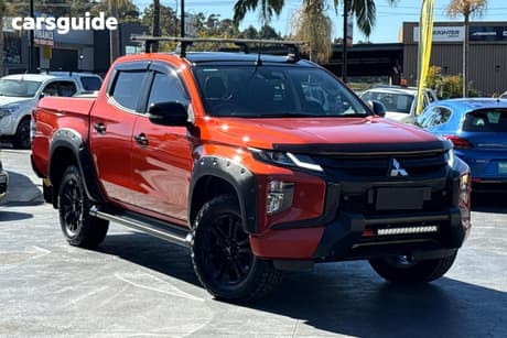 Orange 2022 Mitsubishi Triton Double Cab Pick Up Gsr (4X4)