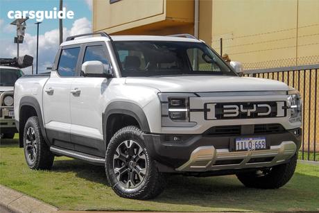 White 2024 BYD Shark 6 Dual Cab Utility Dual Motor Premium