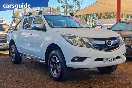 White 2017 Mazda BT-50 Dual Cab Utility Xtr (4X2)