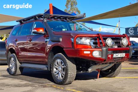 Orange 2016 Ford Everest Wagon Trend