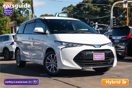 White 2016 Toyota Estima SUV AERAS PREMIUM (HYBRID)