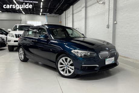Blue 2016 BMW 118I Hatchback Sport Line