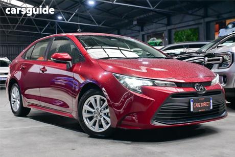 Red 2024 Toyota Corolla Sedan Ascent Sport