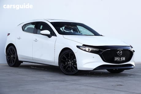 White 2026 Mazda Mazda3 Hatchback G25 Astina