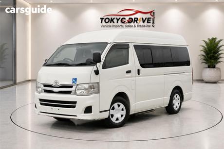 White 2013 Toyota HiAce Commercial DX LONG