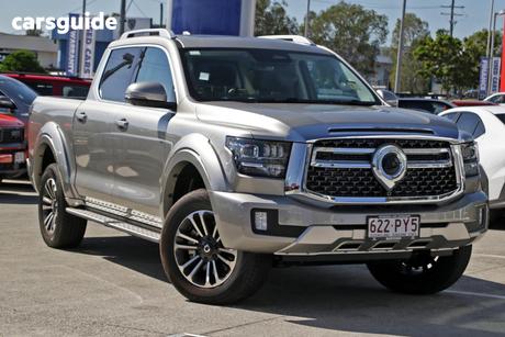 Silver 2025 GWM Cannon Alpha Dual Cab Utility Ultra (4X4)
