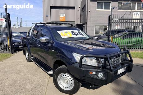 Blue 2015 Nissan Navara Dual Cab Utility St (4X4)