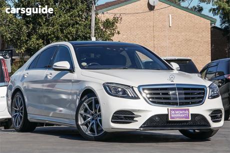 White 2018 Mercedes-Benz S-Class Sedan S450 AMG LINE PLUS (HYBRID)