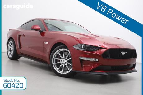 Red 2018 Ford Mustang Coupe Fastback Gt 5.0 V8