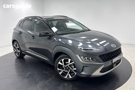 Grey 2022 Hyundai Kona Wagon Highlander Srf (Fwd)