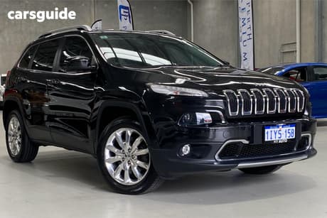 Black 2014 Jeep Cherokee Wagon Limited (4X4)
