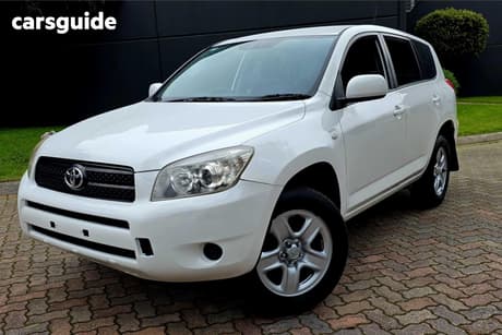 White 2007 Toyota RAV4 Wagon Cv (4X4)