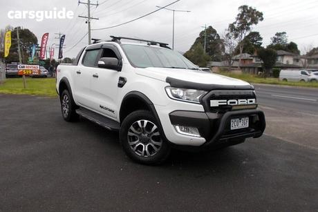 White 2016 Ford Ranger Dual Cab Pick-up Wildtrak 3.2 (4X4)
