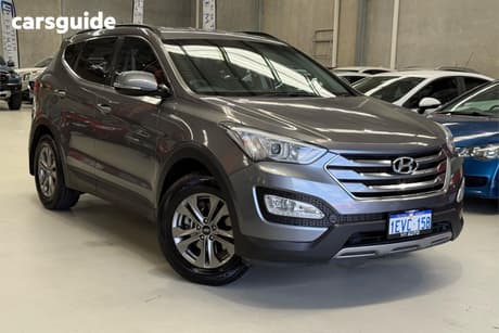 Silver 2015 Hyundai Santa FE Wagon Active Crdi (4X4)