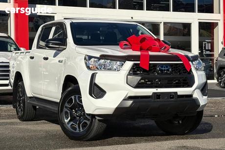 White 2024 Toyota Hilux Double Cab Pick Up Workmate Hi-Rider (4X2)