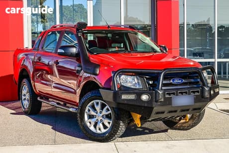 Orange 2014 Ford Ranger Crew Cab Utility Wildtrak 3.2 (4X4)