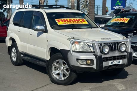 White 2003 Toyota Landcruiser Prado SUV GRANDE 4X4