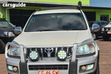 White 2004 Toyota Landcruiser Prado Wagon Gxl (4X4)