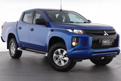 Blue 2021 Mitsubishi Triton Double Cab Pick Up Glx+ (4X4)