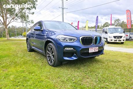 Blue 2018 BMW X4 Coupe Xdrive 30I M Sport
