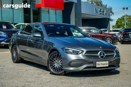 Grey 2022 Mercedes-Benz C200 Sedan Edition C Mhev