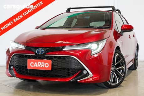 Red 2022 Toyota Corolla Hatchback Zr Hybrid
