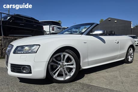 White 2010 Audi S5 Cabriolet 3.0 Tfsi Quattro