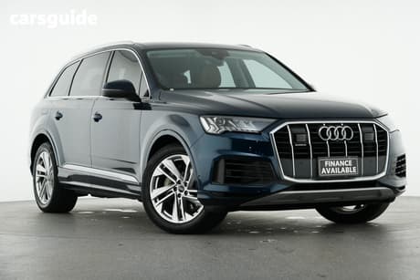 Blue 2021 Audi Q7 Wagon 45 Tdi Quattro Mhev