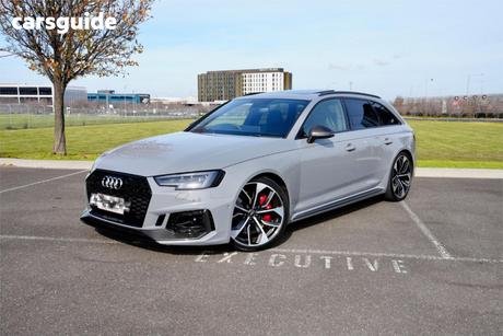 Grey 2018 Audi RS4 Wagon Avant Quattro