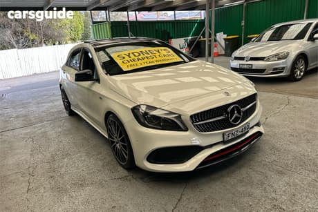 White 2017 Mercedes-Benz A250 Hatchback Sport