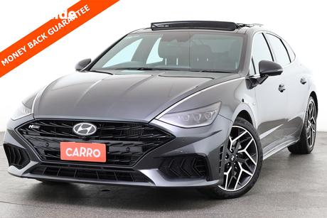 Grey 2022 Hyundai Sonata Sedan N Line