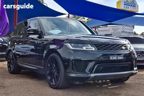 Black 2021 Land Rover Range Rover Sport Wagon D250 Se (183Kw)