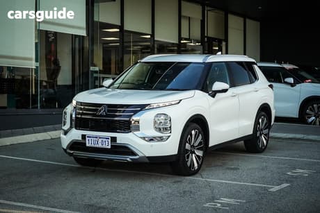 White 2025 Mitsubishi Outlander Wagon Aspire 7 Seat (2Wd)