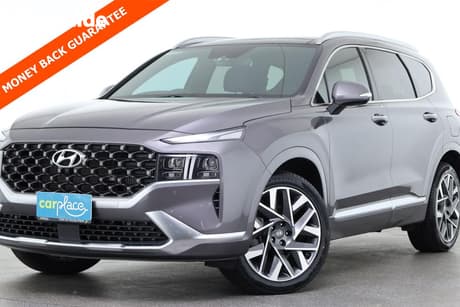 Grey 2021 Hyundai Santa FE Wagon Highlander Crdi (Awd)