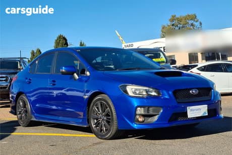 Blue 2014 Subaru WRX Sedan Premium (Awd)