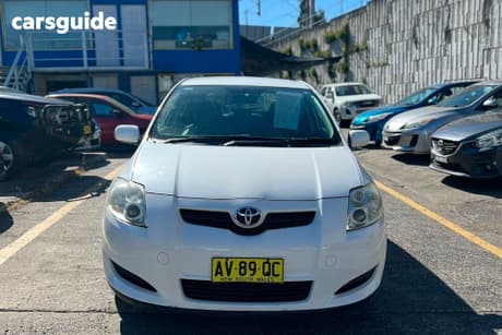 White 2008 Toyota Corolla Hatchback Levin Zr