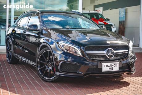 Black 2017 Mercedes-Benz GLA45 Wagon 4Matic