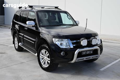 Black 2012 Mitsubishi Pajero Wagon Exceed Lwb (4X4)