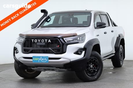 White 2023 Toyota Hilux Double Cab Pick Up Gr-Sport Two-Tone (4X4)