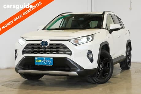White 2020 Toyota RAV4 Wagon Cruiser Awd Hybrid
