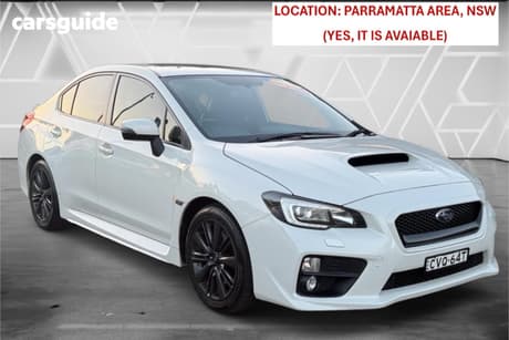 White 2014 Subaru WRX Sedan Premium (Awd)