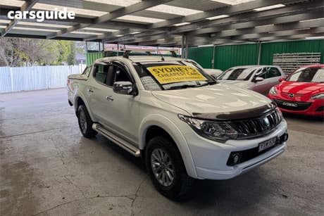 White 2017 Mitsubishi Triton Dual Cab Utility Gls (4X4)