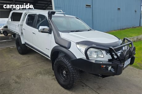White 2013 Holden Colorado Crew Cab Pickup Ltz (4X4)
