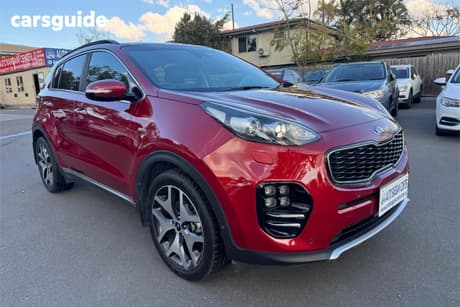 Red 2017 Kia Sportage Wagon Gt-Line (Awd)