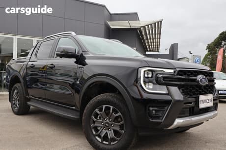 Black 2025 Ford Ranger Double Cab Pick Up Wildtrak 3.0 (4X4)