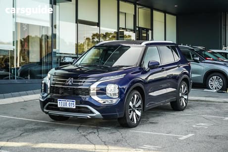 Blue 2025 Mitsubishi Outlander Wagon Exceed 5 Seat (Awd)